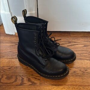 Dr. Martens Black Leather Boots